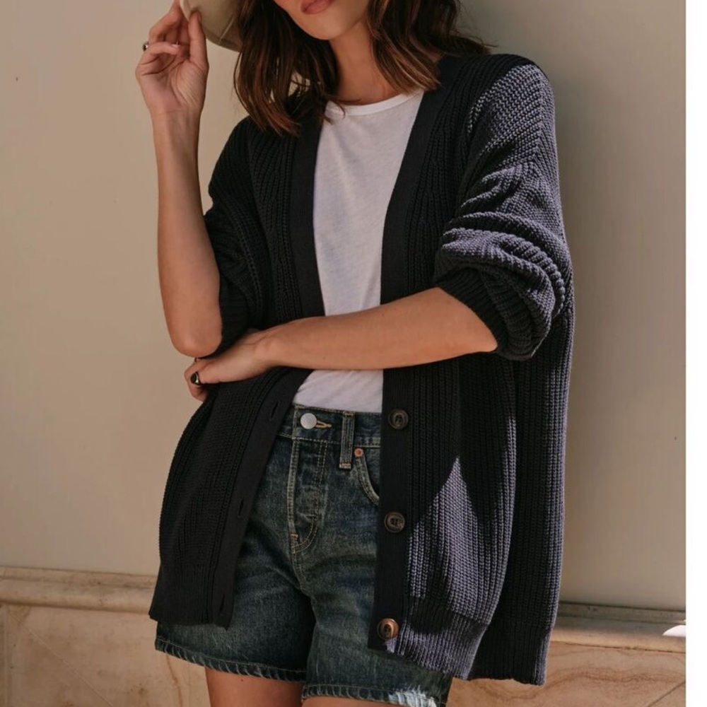 Jenni Kayne Cashmere Cocoon Cardigan Navy

Size Small 
Excellent condition